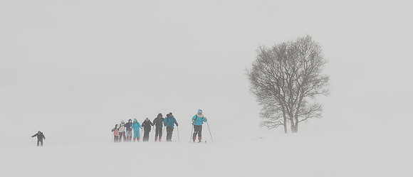På ski