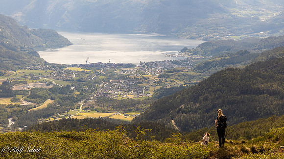 Utsikt over Sauda