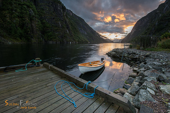 Kveld i Hylsfjorden